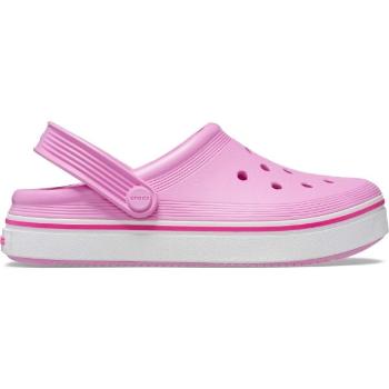 Crocs OFF COURT CLOG K Dívčí dětské nazouváky, růžová, velikost 33/34