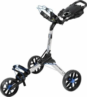 BagBoy Nitron Golf Trolley White/Cobalt Manuální golfové vozíky