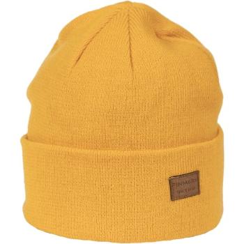 Finmark WINTER HAT Zimní pletená čepice, žlutá, velikost UNI
