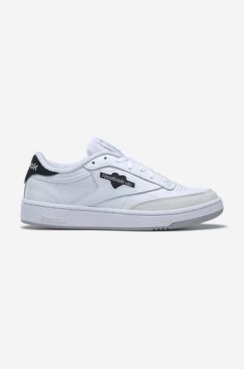 Sneakers boty Reebok Classic Club C 85 bílá barva, HQ7227-WHITE