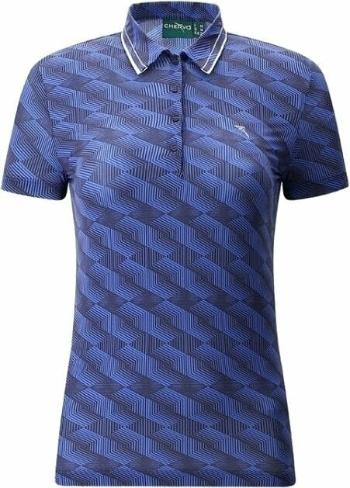 Chervo Womens Anzi Blue Pattern 42 Polo košile