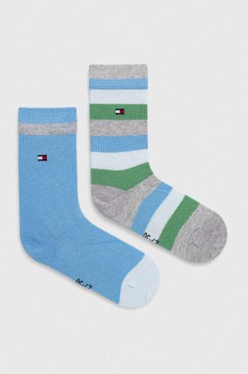 Dětské ponožky Tommy Hilfiger 2-pack zelená barva