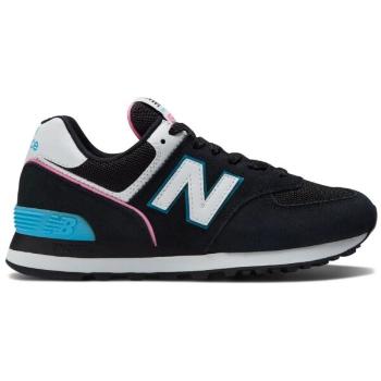 New Balance WL574CK2 Dámská volnočasová obuv, černá, velikost 41