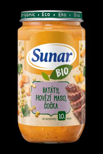 Sunar Bio Batáty, hovězí maso, čočka 235 g