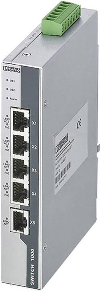 Průmyslový ethernetový switch Phoenix Contact, FL SWITCH 1001T-4POE-GT