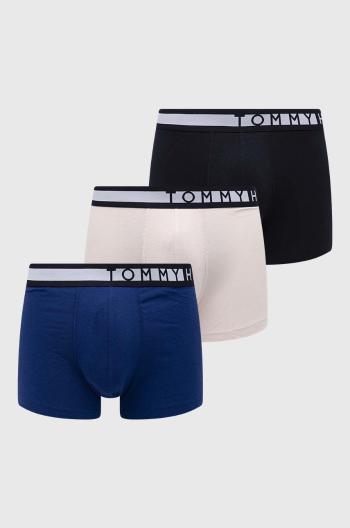 Boxerky Tommy Hilfiger 3-pack pánské, tmavomodrá barva