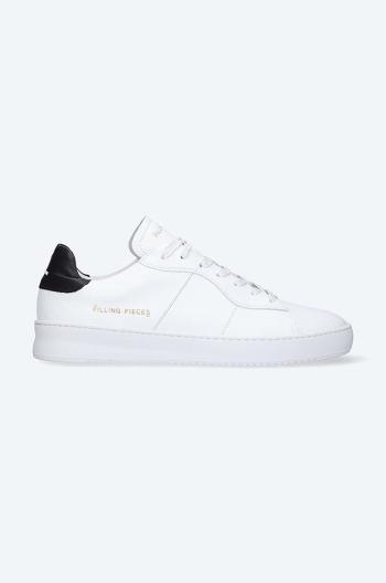 Kožené sneakers boty Filling Pieces Court Bianco bílá barva, 89127791861