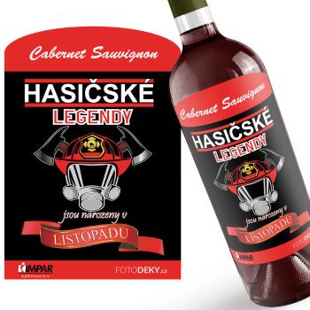 Víno Hasičské legendy (Druh Vína: Červené víno, Měsíc: 11 – Listopad)