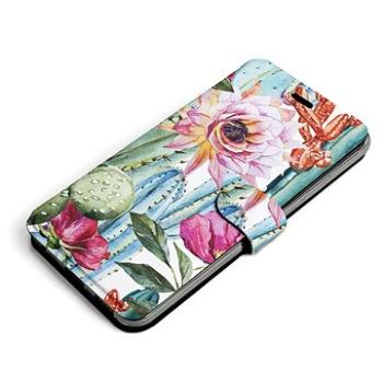 Mobiwear Flip pouzdro pro Samsung Galaxy S22 - MG09S Kaktusy a květy (5904808019156)