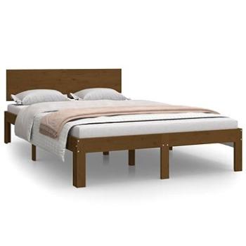 Rám postele medově hnědý masivní borovice 120 × 200 cm, 810493 (810493)