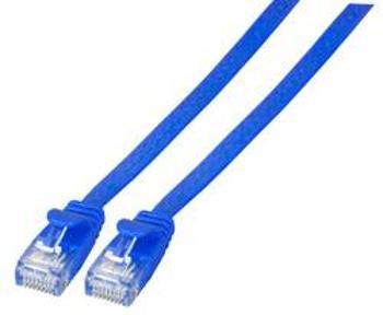 Síťový kabel RJ45 EFB Elektronik K8107BL.3, CAT 6A, U/UTP, 3.00 m, modrá