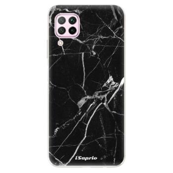 Odolné silikonové pouzdro iSaprio - Black Marble 18 - Huawei P40 Lite