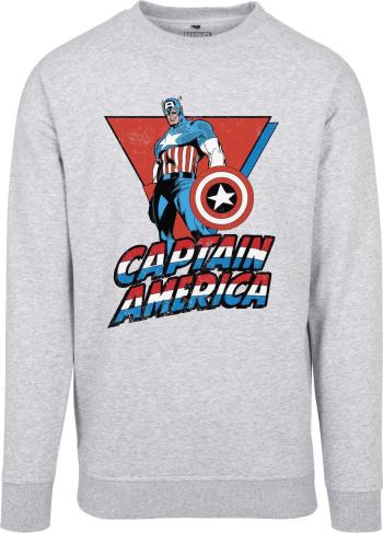 Captain America Tričko Crewneck Grey L