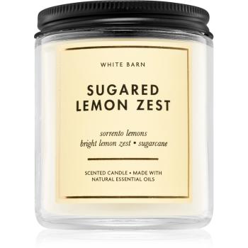 Bath & Body Works Sugared Lemon Zest vonná svíčka 198 g