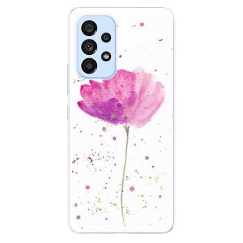 Odolné silikonové pouzdro iSaprio - Poppies - Samsung Galaxy A73 5G