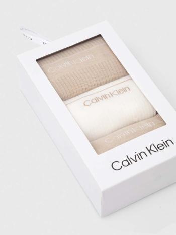 Calvin Klein dámské ponožky 3pack - ONE (002)