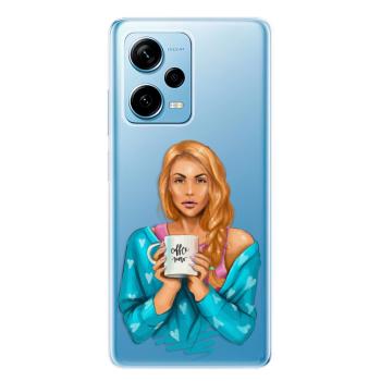 Odolné silikonové pouzdro iSaprio - Coffe Now - Redhead - Xiaomi Redmi Note 12 Pro 5G / Poco X5 Pro 5G