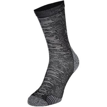 Odlo SOCKS MICRO CREW CERAMICOOL RUN GRAPHIC Běžecké ponožky, šedá, velikost 39-41