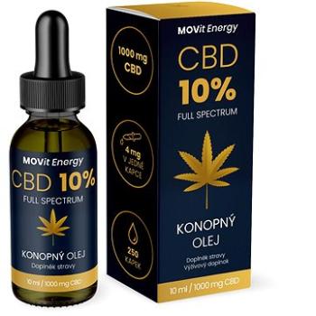 MOVit CBD 10% Full Spectrum konopný olej 10ml (4610979)