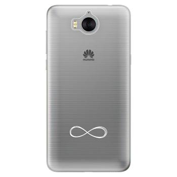 Odolné silikonové pouzdro iSaprio - čiré - Infinity - Huawei Y5 2017 / Y6 2017