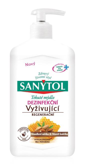 Sanytol Dezinfekční mýdlo vyživující - Mandlové mléko & Mateří kašička 250 ml