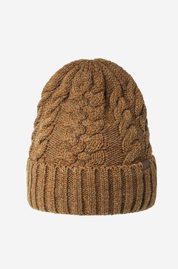 Čepice Kangol Cable Beanie HEATHER hnědá barva, z husté pleteniny, K3376HT-TANHEATHER