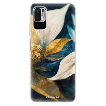 Odolné silikonové pouzdro iSaprio - Gold Petals - Xiaomi Redmi Note 10 5G