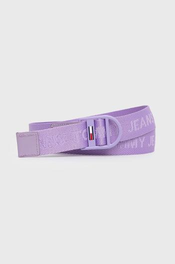 Pásek Tommy Jeans dámský, fialová barva