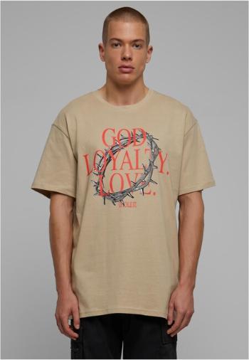 Mr. Tee God Loyalty Love Oversize Tee sand - XXL