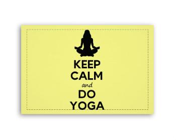 Fotoobraz 90x60 cm střední  Keep calm and do yoga