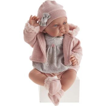 Antonio Juan 3378 Nica realistická panenka miminko s měkkým látkovým tělem 40 cm