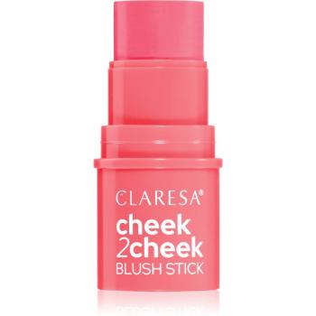 Claresa Cheek 2 Cheek krémová tvářenka v tyčince odstín 02 Neon Coral 6 g