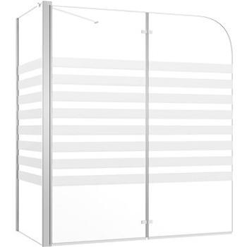 Sprchový kout 120 × 68 × 130 cm tvrzené sklo pruhovaný