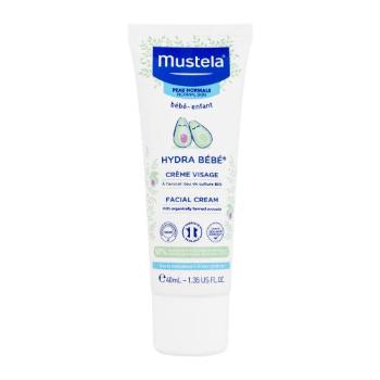 Mustela Hydra Bébé® Facial Cream 40 ml denní pleťový krém pro děti na normální pleť