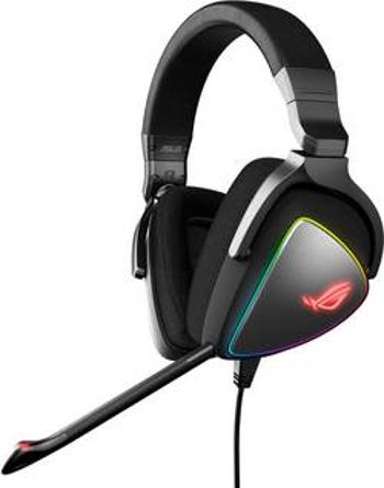 Asus ROG Delta herní headset na kabel přes uši, s USB, USB-C, černá