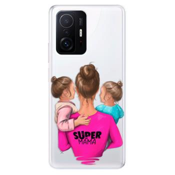 Odolné silikonové pouzdro iSaprio - Super Mama - Two Girls - Xiaomi 11T / 11T Pro