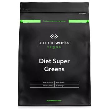 Diet Super Greens 250 g granátové jablko a brusinky - The Protein Works