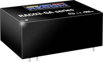 AC/DC zdroj do DPS RECOM RAC03-12SGA, 12 V, 3 W