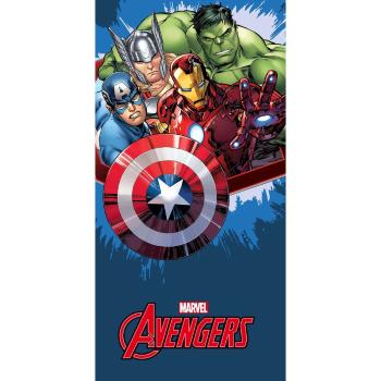 Jerry Fabrics Dětská osuška s potiskem - Avengers blue | 70 x 140 cm