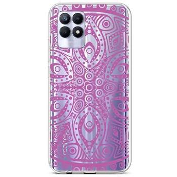 TopQ Kryt Realme 8i silikon Violet Mandala 69832 (Sun-69832)