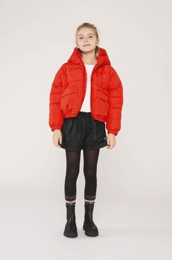 Dětská bunda BOSS červená barva