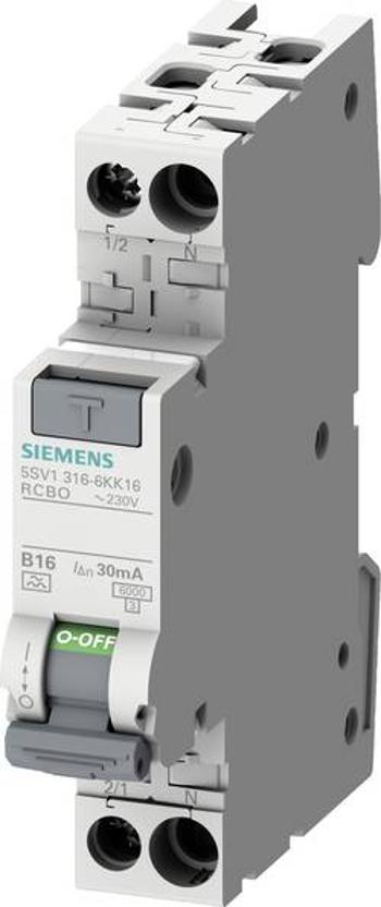 Proudový chránič/elektrický jistič Siemens 5SV13166KK10, 2pólový, 10 A, 0.03 A, 230 V