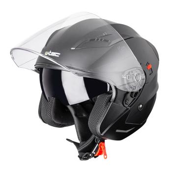 Moto přilba W-TEC YM-627  Pure Matt Black  XS (53-54)