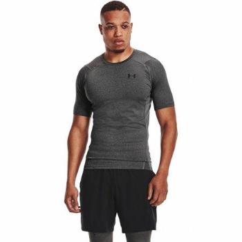 Under Armour Pánské kompresní triko HG Armour Comp SS, Tmavě, šedá, M