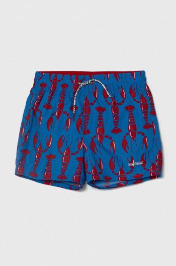 Dětské plavkové šortky Pepe Jeans LOBSTER SWIMSHORT červená barva