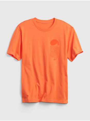 Oranžové pánské tričko easy breezy t-shirt