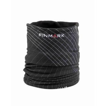 Finmark MULTIFUNCTIONAL SCARF WITH FLEECE Multifunkční šátek, černá, velikost