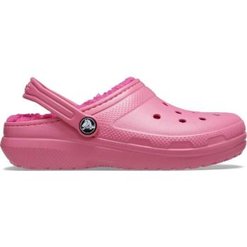 Crocs CLASSIC LINED CLOG T Dívčí nazouváky, růžová, velikost 24/25