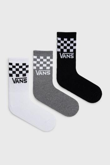 Dětské ponožky Vans ( 3-pak) šedá barva