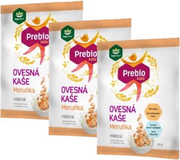 Topnatur Prebio ovesná kaše mléčná meruňka 3 x 65 g